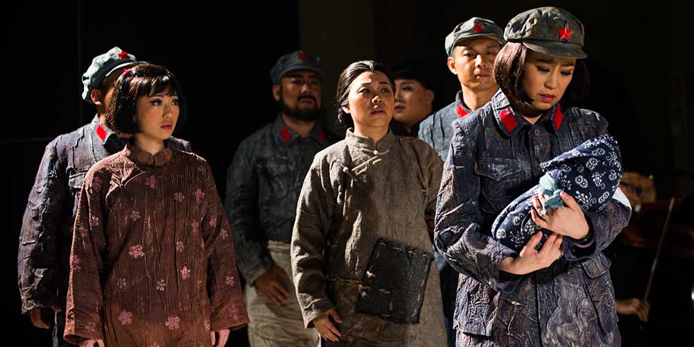 Artistas chineses apresentam ópera "A Longa Marcha" em Forli, Itália