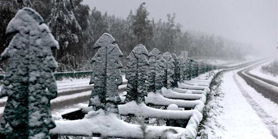 Aldeia mais ao norte da China tem primeira nevasca do ano