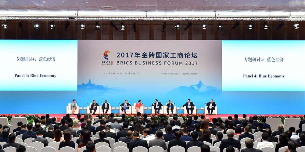 Painel de discussão sobre economia azul realizado em Xiamen