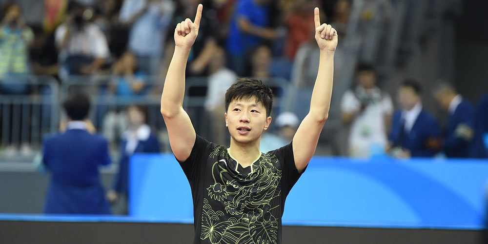 Ma Long revalida seu título nacional como campeão de tênis de mesa