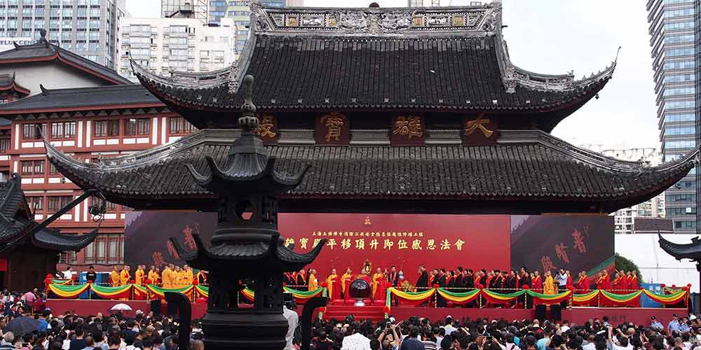 Translocação de templo histórico em Shanghai é finalizada