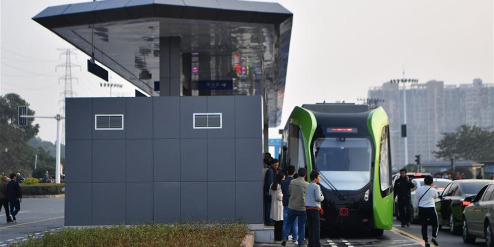 Iniciam testes do ART - Veículo Autônomo de Trânsito Rápido em Hunan