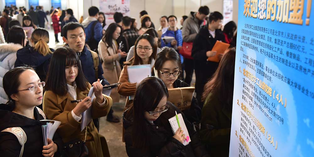 Feira de recrutamento para pós-graduados em Beijing