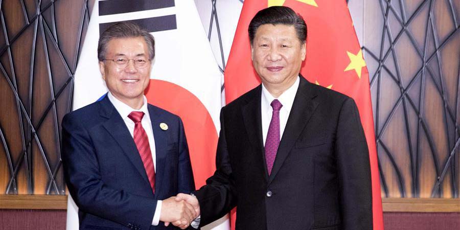 Urgente: Presidentes da China e Coreia do Sul discutem laços e situação de península