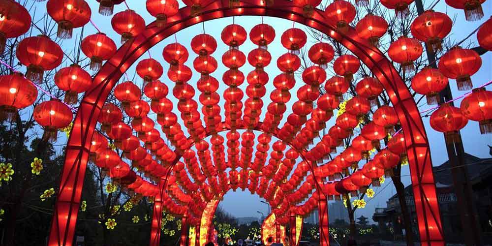 Festival de lanternas em Wuhan
