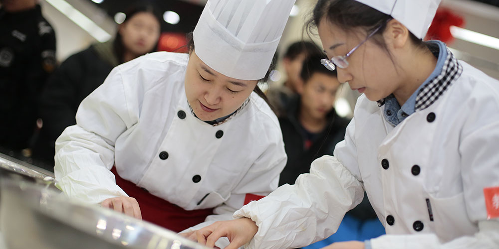 Competição culinária de campus realizada em Tianjin