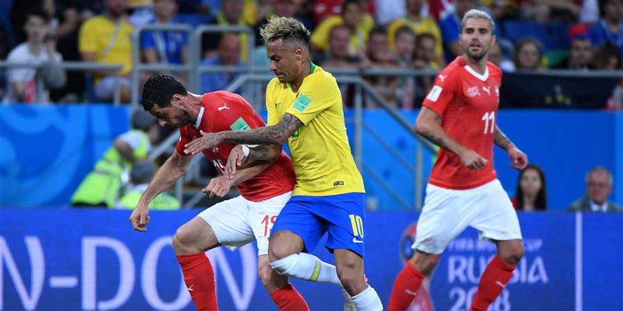 Copa do Mundo: Brasil empata em 1 a 1 com a Suíça