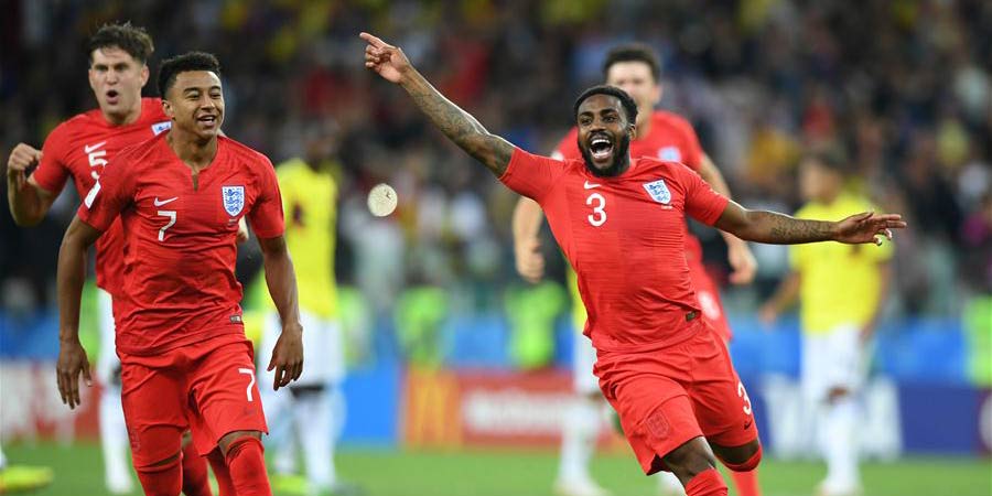 Inglaterra bate Colômbia nos pênatlis e avança para as quartas de final