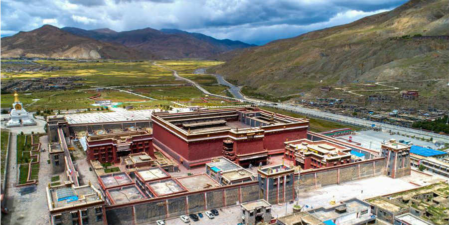 Monastério de Sagya na Região Autônoma do Tibet