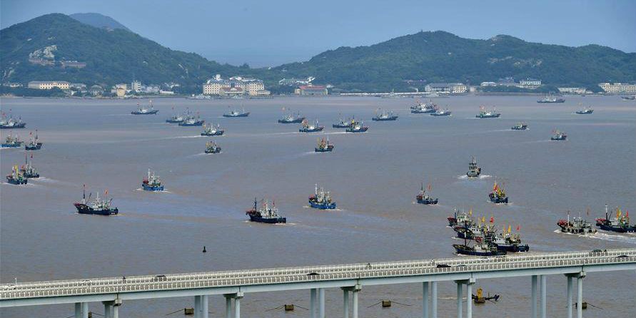 Proibição de pesca suspensa em Zhejiang