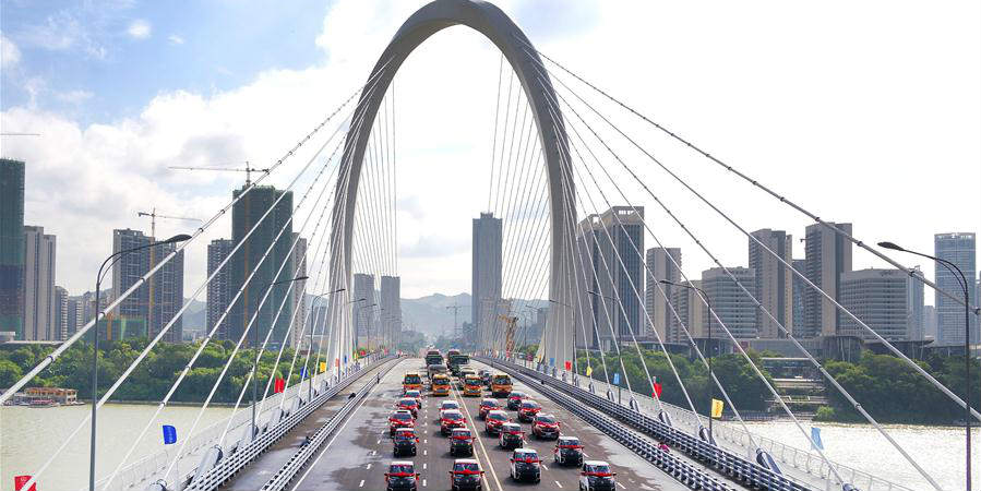 Ponte Baisha em Liuzhou entra em operação