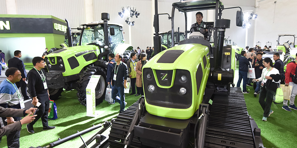 Exposição Internacional de Máquinas Agrícolas inicia em Wuhan, centro da China