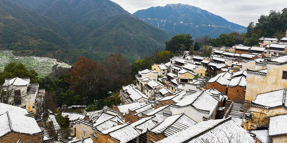 Fotos: Neve na aldeia Huangling em Jiangxi