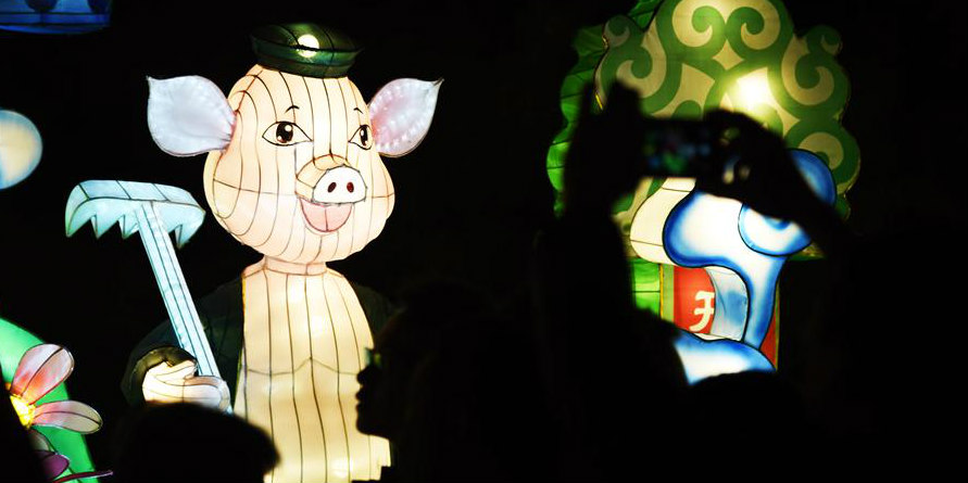 Destaque do 40º Festival de Lanternas da Primavera em Jinan