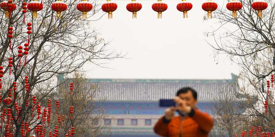 Fotos: Lanternas cobertas de neve em Beijing