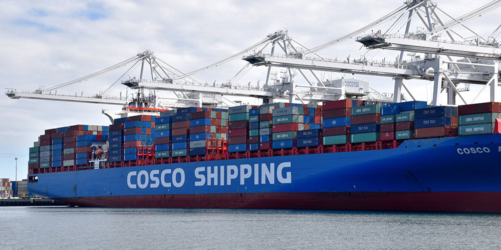 Segundo porto mais movimentado dos EUA espera melhora das relações comerciais com a China