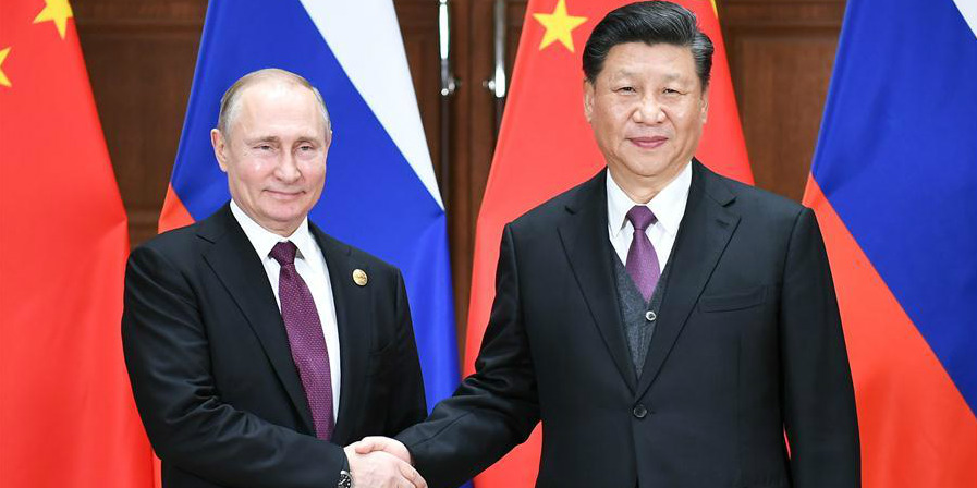 (Cinturão e Rota) Presidentes chinês e russo realizam conversações