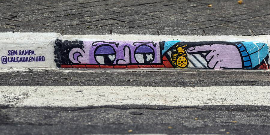 Projeto com grafite em São Paulo visa aumentar consciência sobre mobilidade urbana