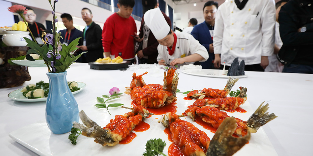 Realizado concurso da cozinha Huaiyang em Jiangsu, leste da China