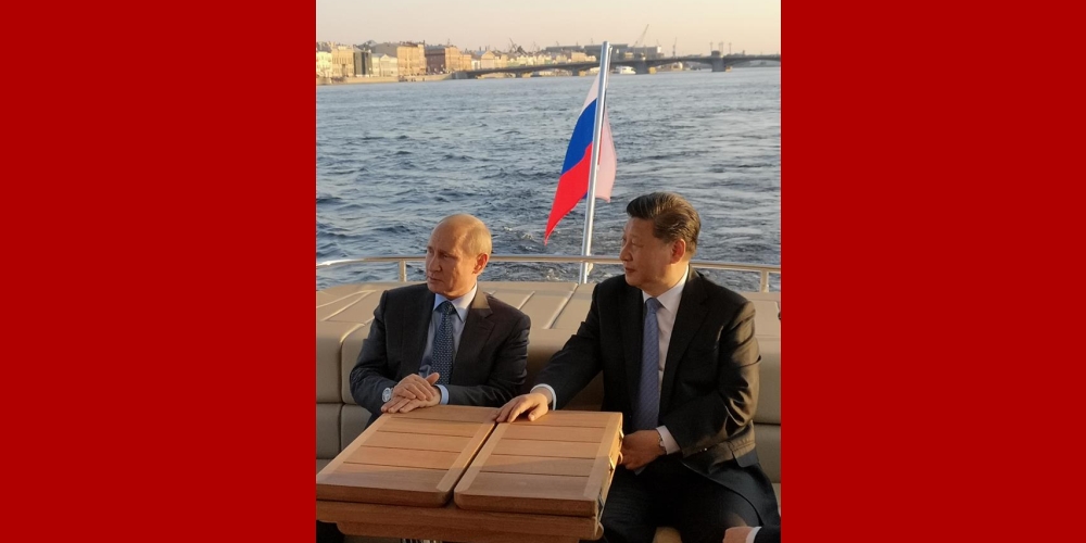 Xi e Putin se reúnem em São Petersburgo