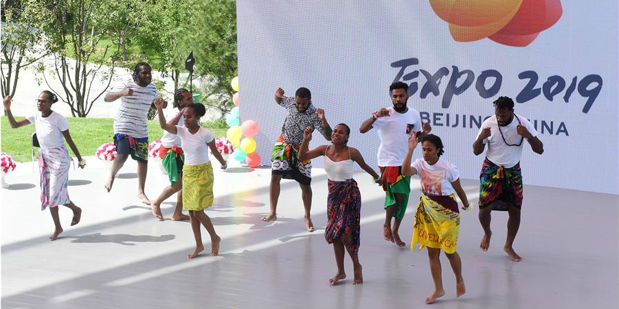 Evento "Dia de Vanuatu" realizado na Exposição Internacional de Horticultura de Beijing