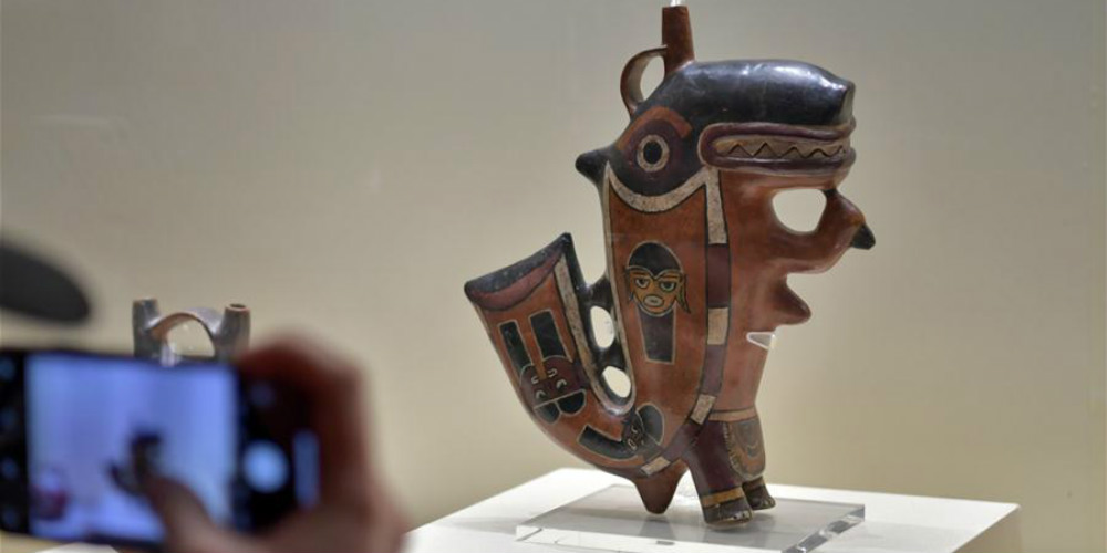 Peças de museus peruanos são exibidas no Museu de Shanxi em Taiyuan
