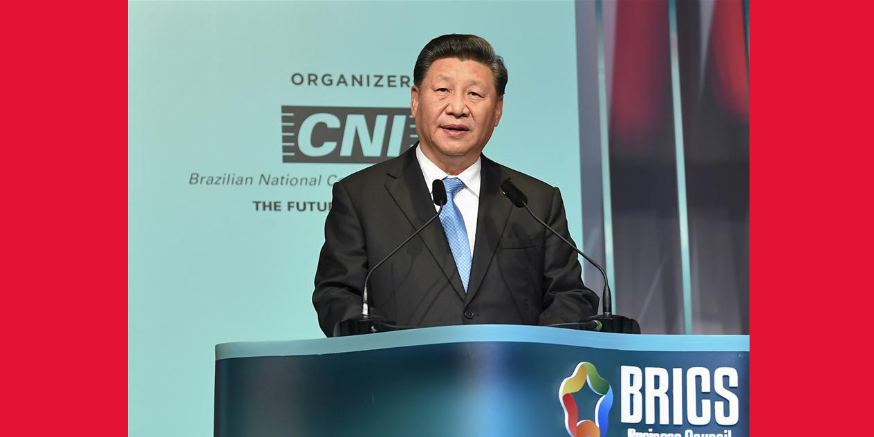 Urgente: Xi pede ativa participação do setor de negócios na cooperação do BRICS