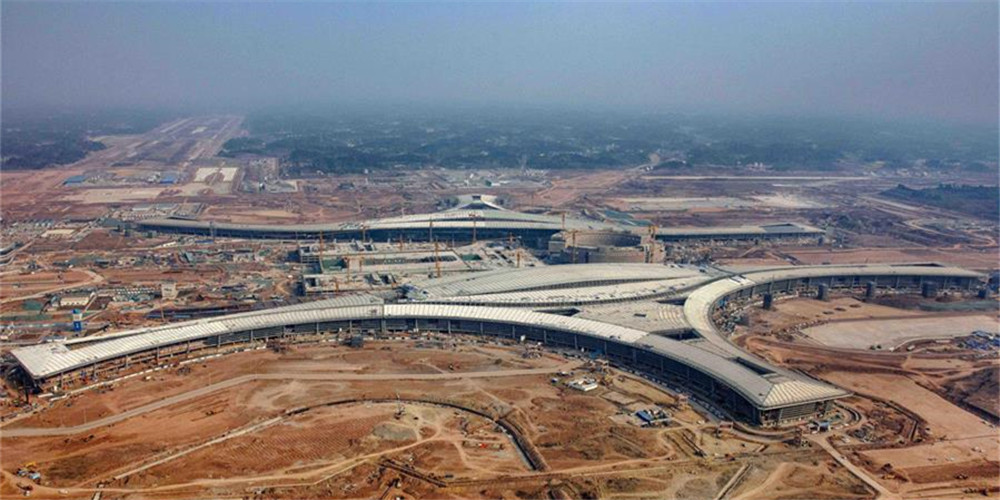 Chengdu acelera a construção do Aeroporto Internacional de Tianfu