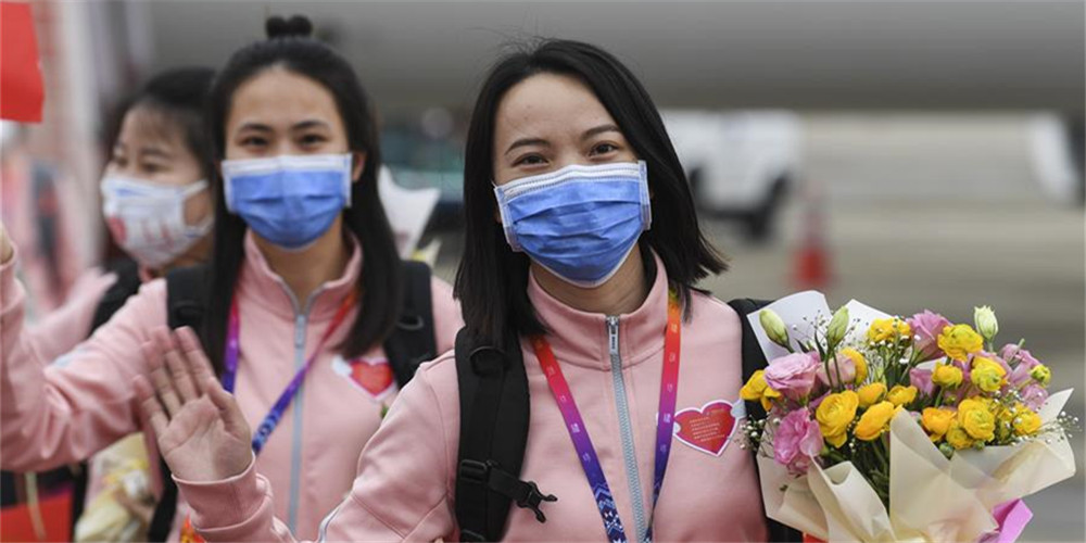 Equipe médica de Guangxi em apoio a Hubei começa a se retirar
