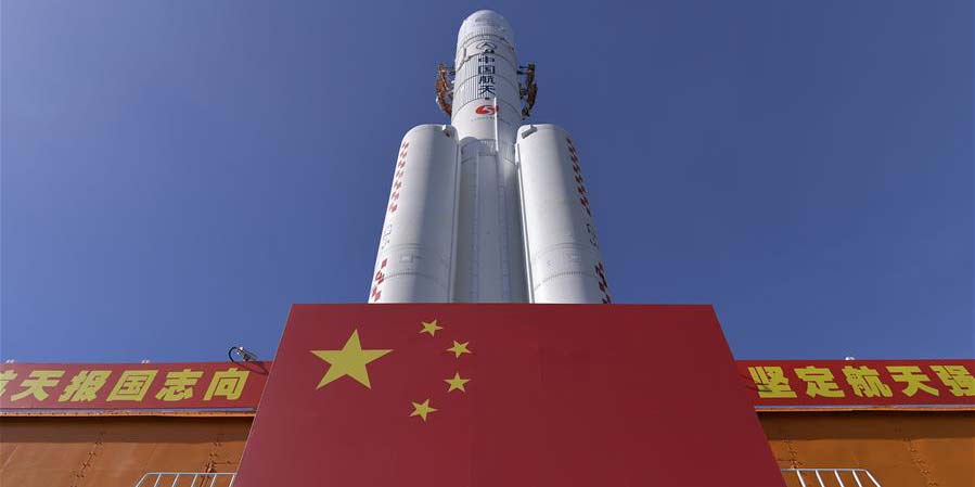 China se prepara para lançar foguete Longa Marcha-5 para missão de Marte