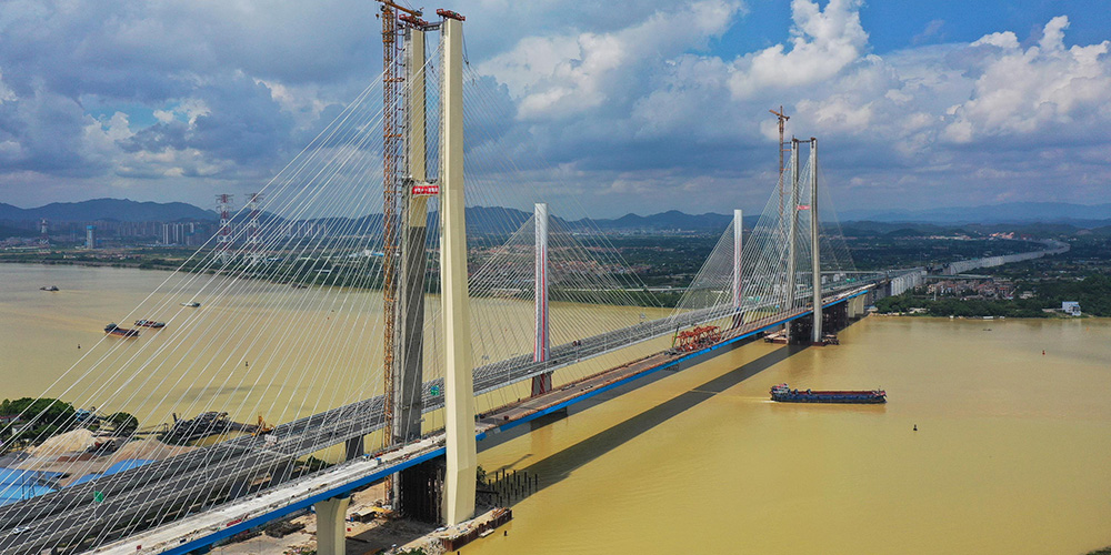 Concluída a instalação de cabos estais de ponte na província de Guangdong