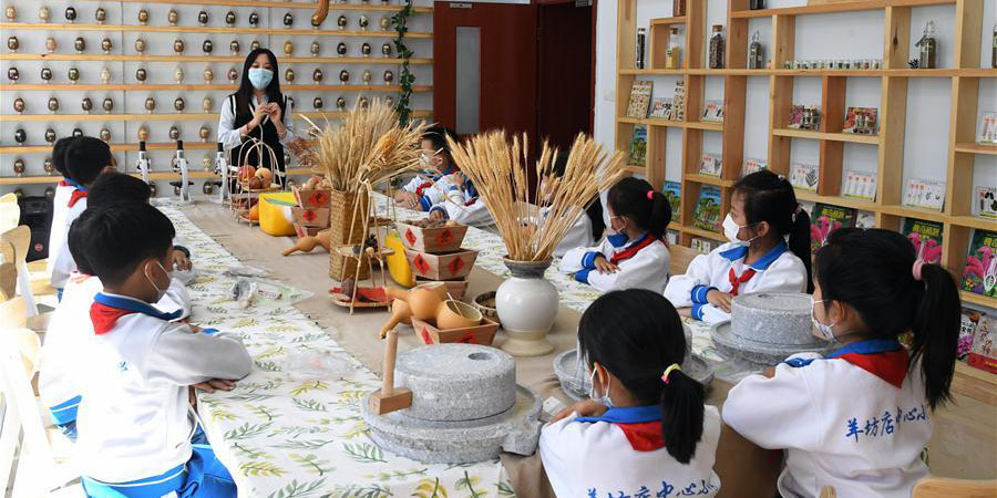 Fotos: "museu de sementes" da escola central primária de Yangfangdian em Beijing