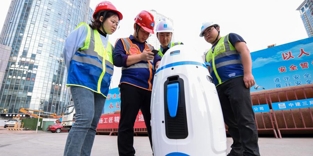 Construtora de Jiangsu adota o sistema de "canteiro de obras inteligente" para garantir segurança