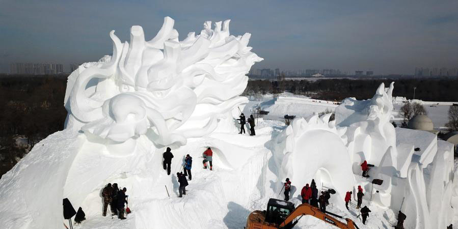 Fotos: 33ª Exposição Internacional de Arte de Esculturas de Neve em Sun Island Harbin