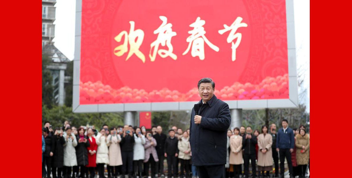 Xi expressa saudações de Ano Novo Chinês desejando uma China próspera