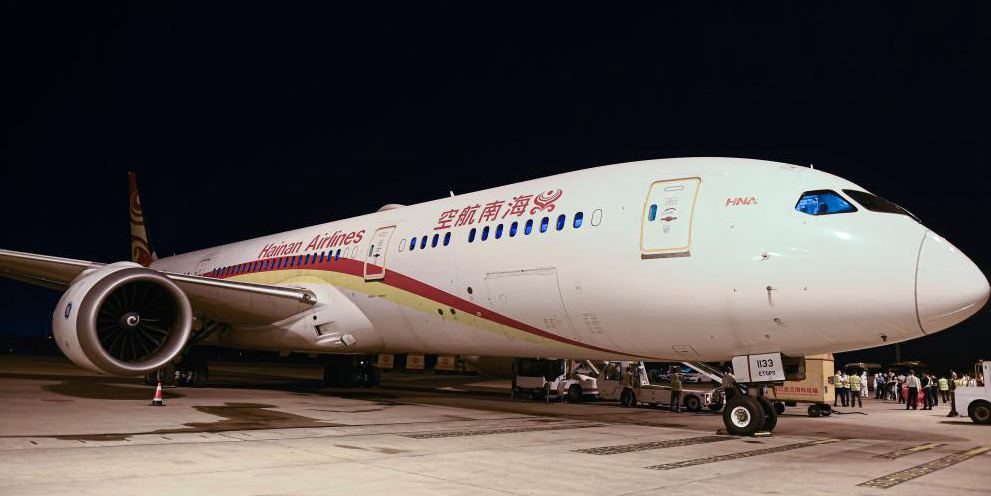 Hainan lança rota de carga aérea Haikou-Paris