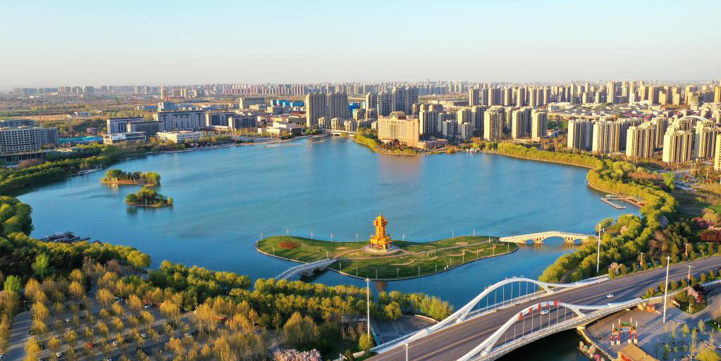 Programa de gestão de água melhora a paisagem urbana da cidade de Tangshan