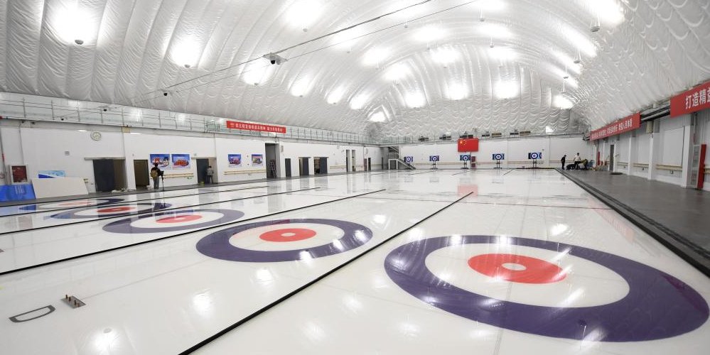 Fotos: centro de treinamento de curling e hóquei no gelo recém-construído para os Jogos Paraolímpicos de Inverno de Beijing 2022