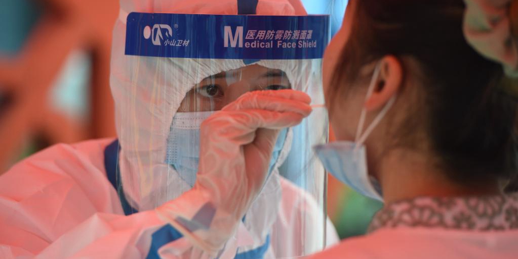 Cidade chinesa de Lu'an realiza testes de ácido nucleico para residentes