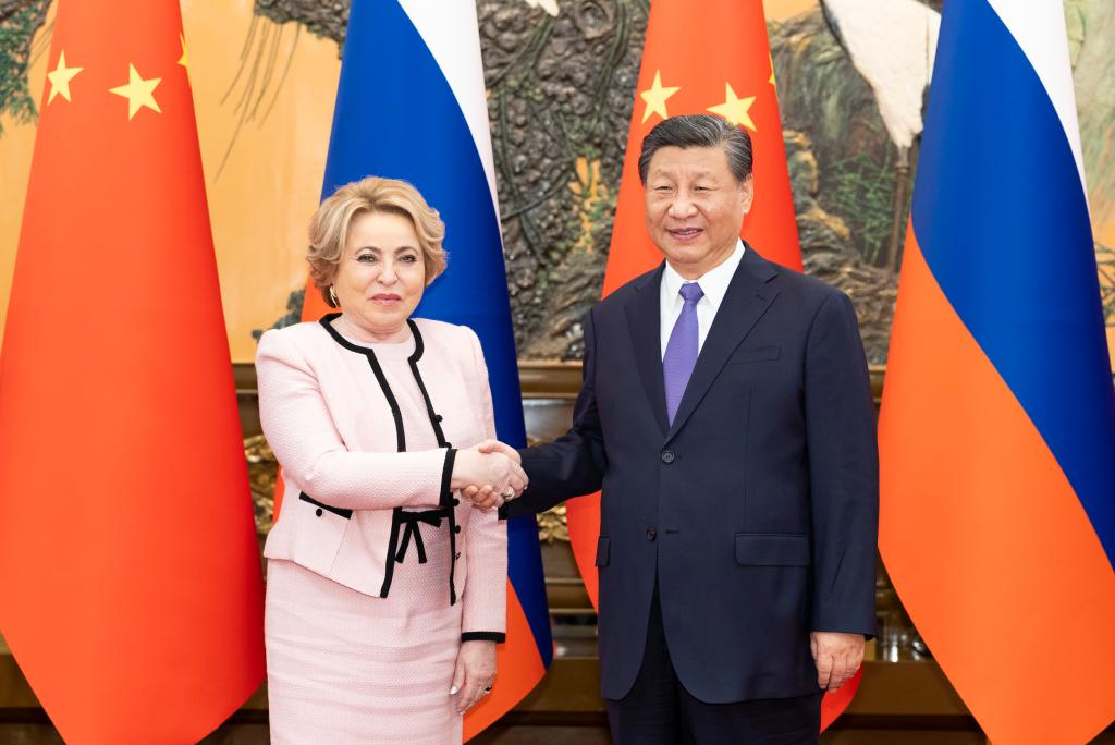 Xi se reúne com presidente do Conselho da Federação Russa-Xinhua
