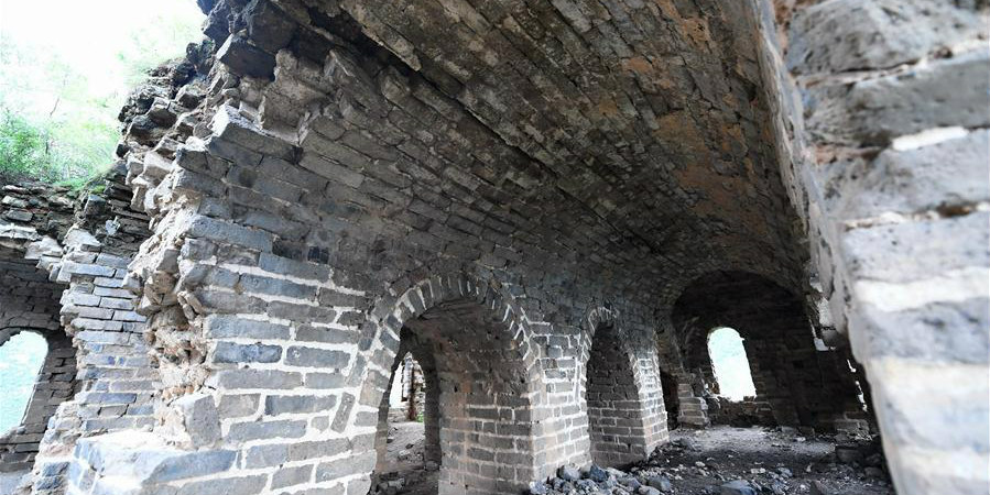Fotos: parte da Grande Muralha no reservatório de Panjiakou, em Hebei