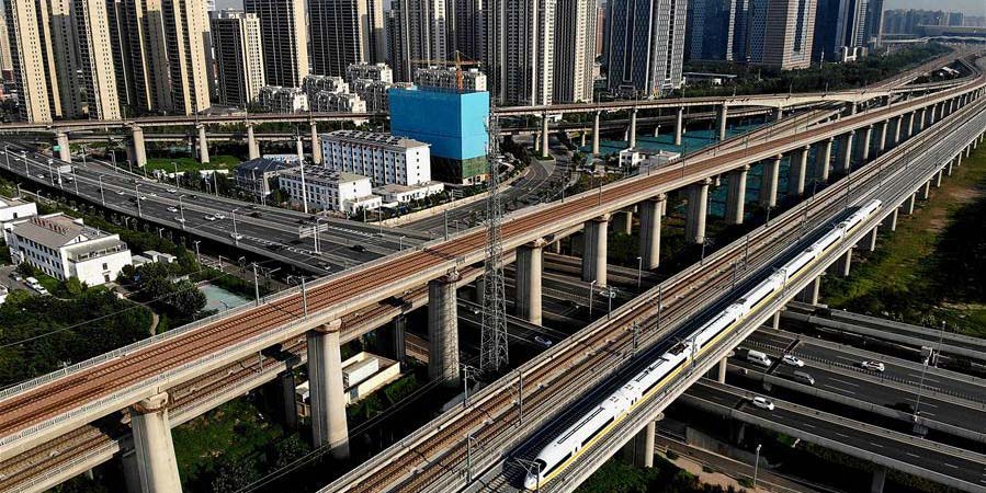 Seção de Henan da ferrovia Zhengzhou-Fuyang inicia teste conjunto