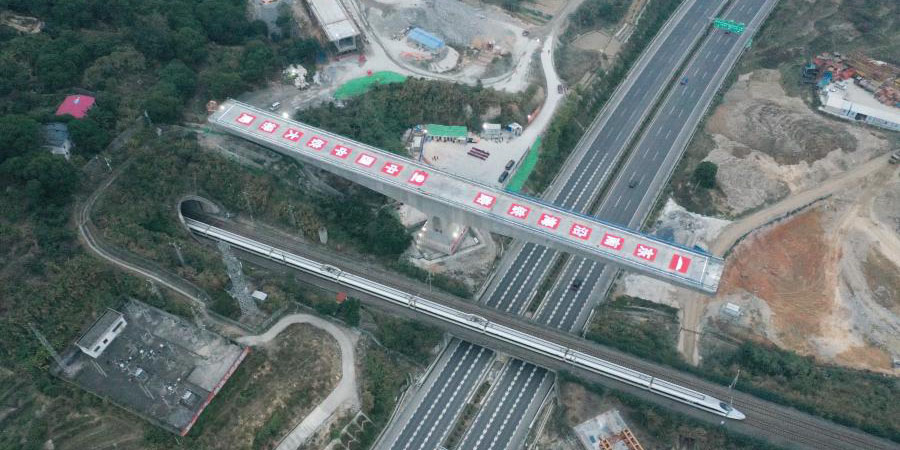 Canteiro de obras da viga rolante da grande ponte da ferroviária de alta velocidade Fuzhou-Xiamen