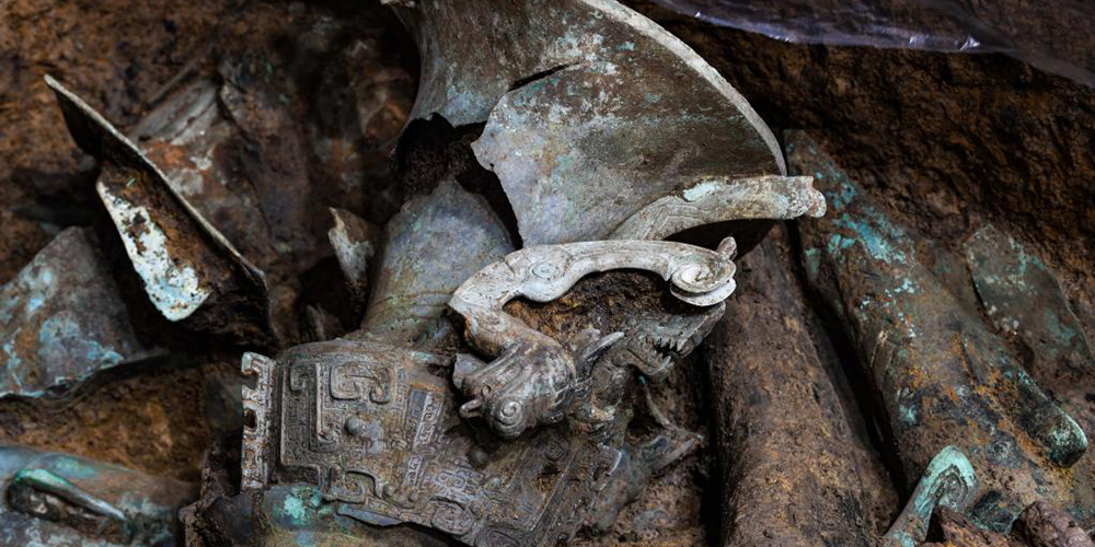 Mais de 1.000 relíquias são descobertas nas ruinas de Sanxingdui